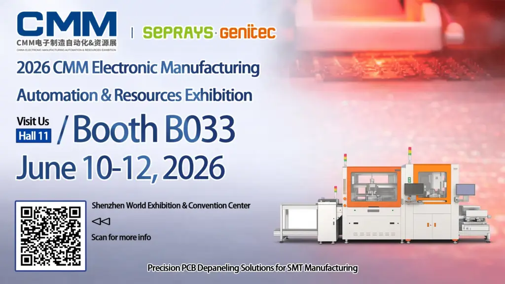 Meet SEPRAYS & Genitec at CMM 2026 Shenzhen – Booth B033